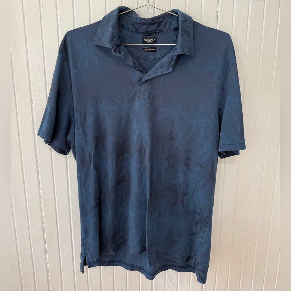 Faherty men’s movement polo